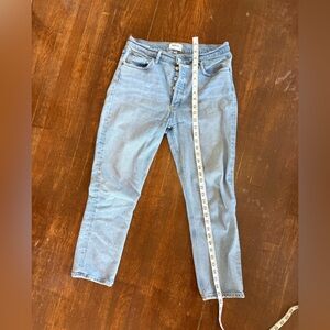 Agolde Riley straight crop jeans